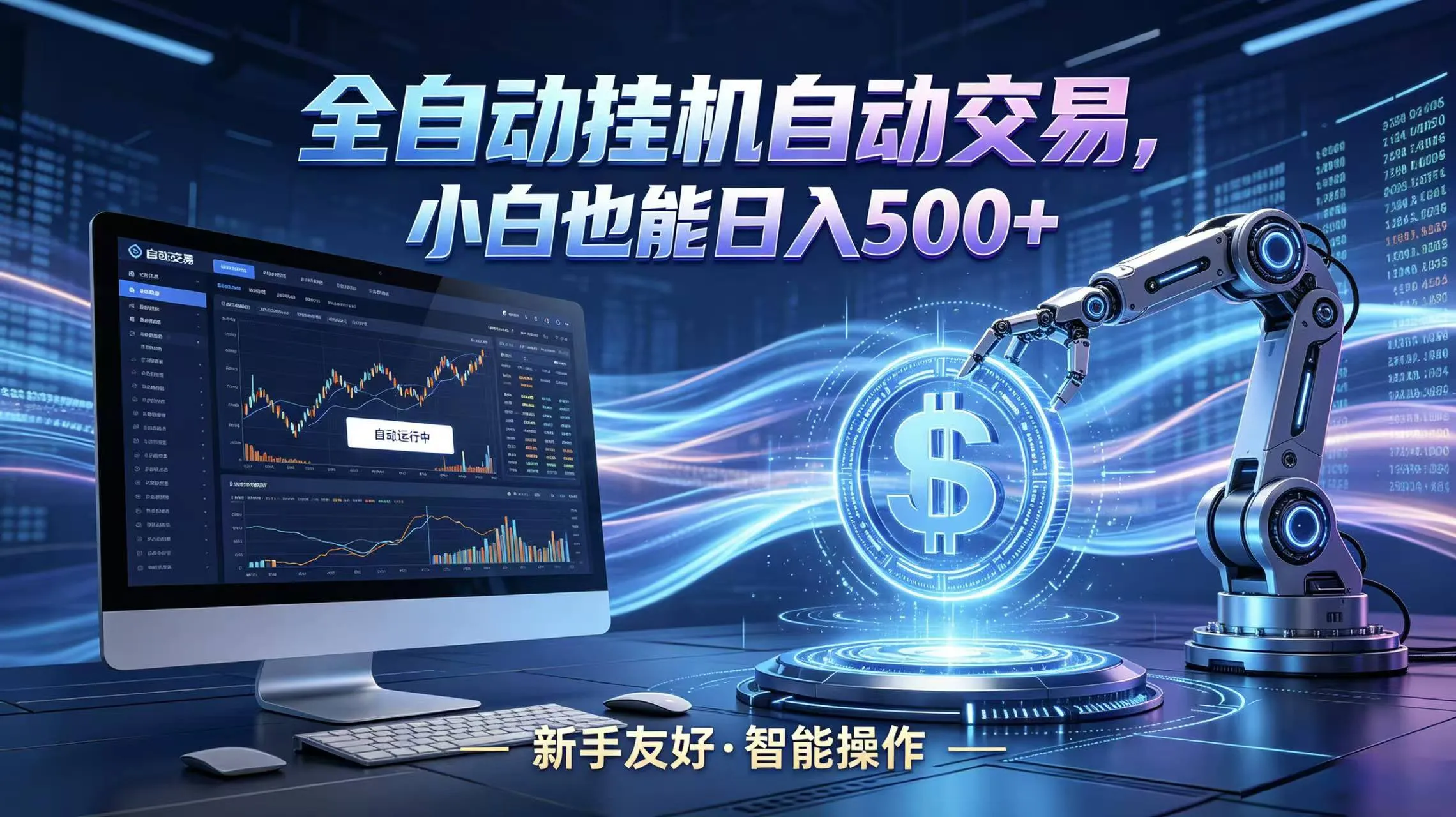 全新智能化交易助手，傻瓜式操作，小白也能快速上手，轻松实现日入500+mc69.cn - 副业项目分享,互联网学习资源,考公考研资料,虚拟资料与创业思路天璇笔记网