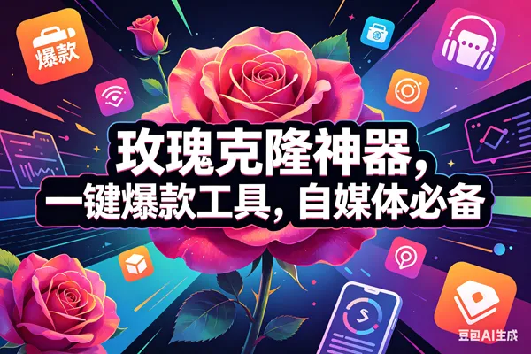 （18246期）玫瑰克隆神器，一键爆款工具，自媒体必备，50多个功能的教程mc69.cn - 副业项目分享,互联网学习资源,考公考研资料,虚拟资料与创业思路天璇笔记网