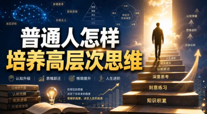 付费文章：普通人怎样培养高层次思维mc69.cn - 副业项目分享,互联网学习资源,考公考研资料,虚拟资料与创业思路天璇笔记网