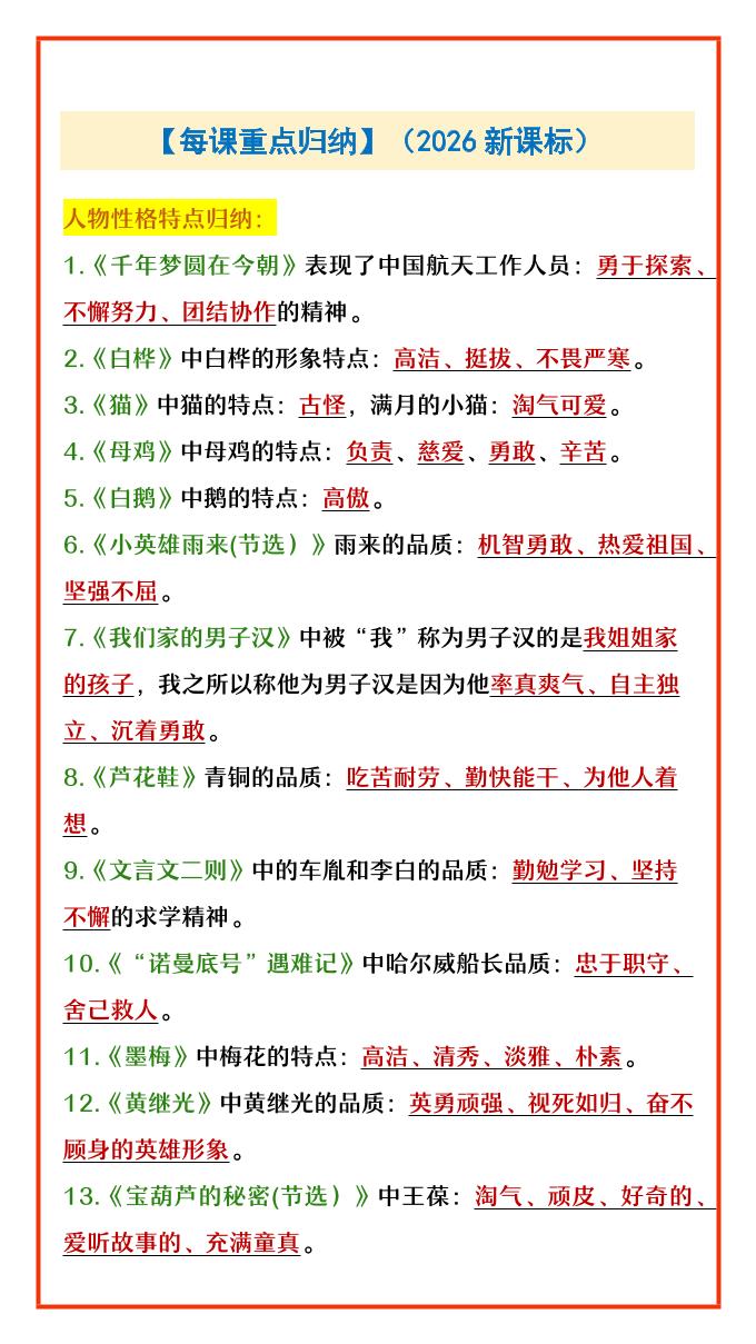 四年级下语文每课重点归纳mc69.cn - 副业项目分享,互联网学习资源,考公考研资料,虚拟资料与创业思路天璇笔记网