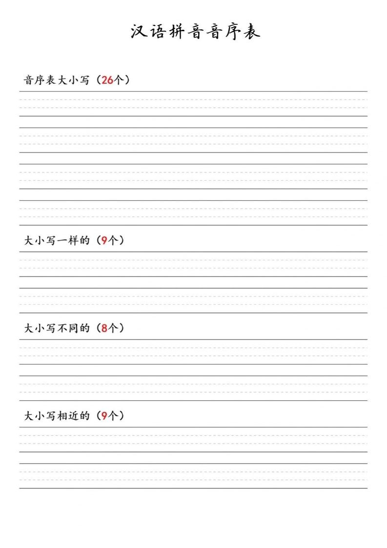 一年级下语文汉语拼音音序表mc69.cn - 副业项目分享,互联网学习资源,考公考研资料,虚拟资料与创业思路天璇笔记网