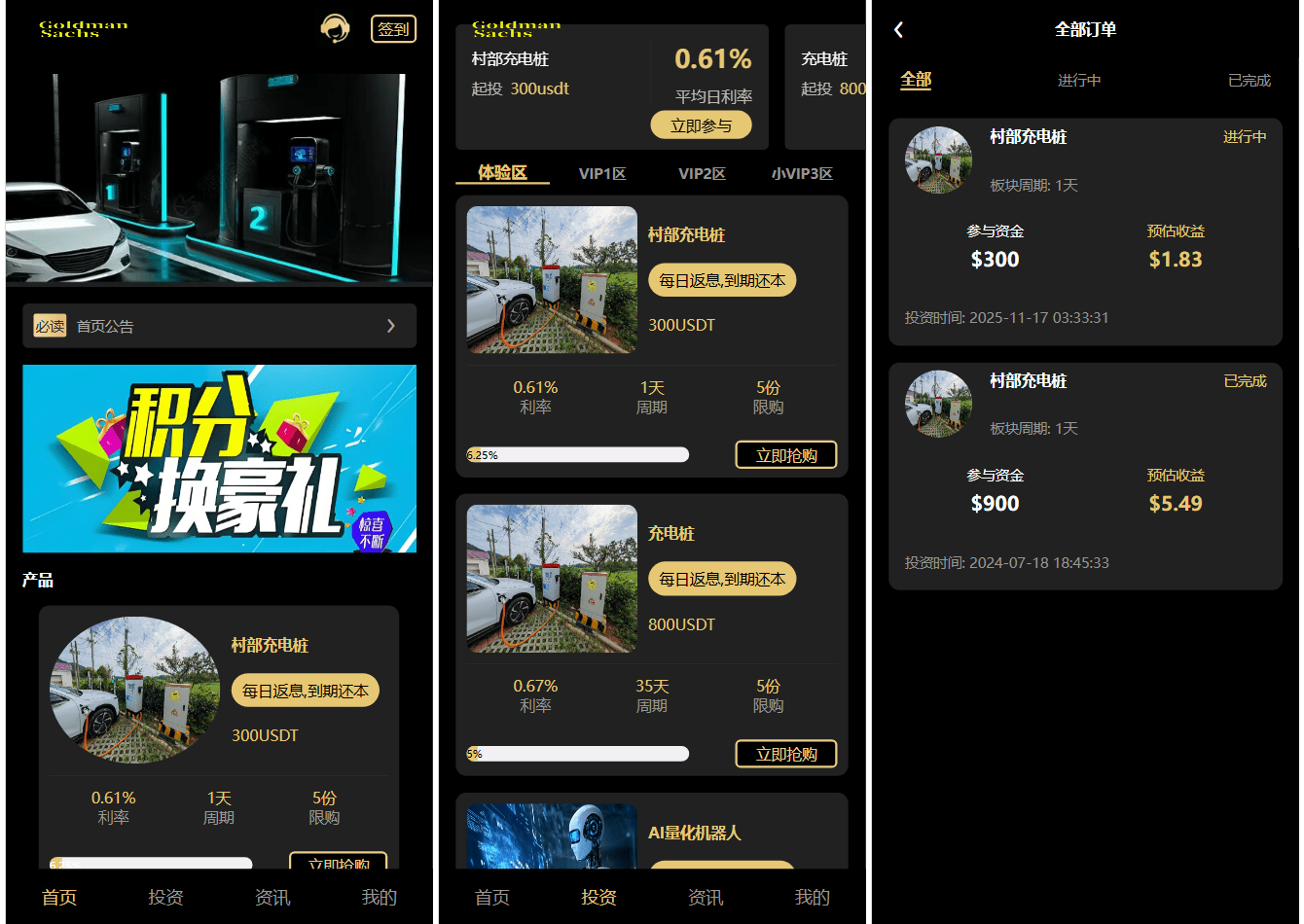 Fidelity充电桩投资理财系统源码-前端uniapp纯源码+后端PHPmc69.cn - 副业项目分享,互联网学习资源,考公考研资料,虚拟资料与创业思路天璇笔记网