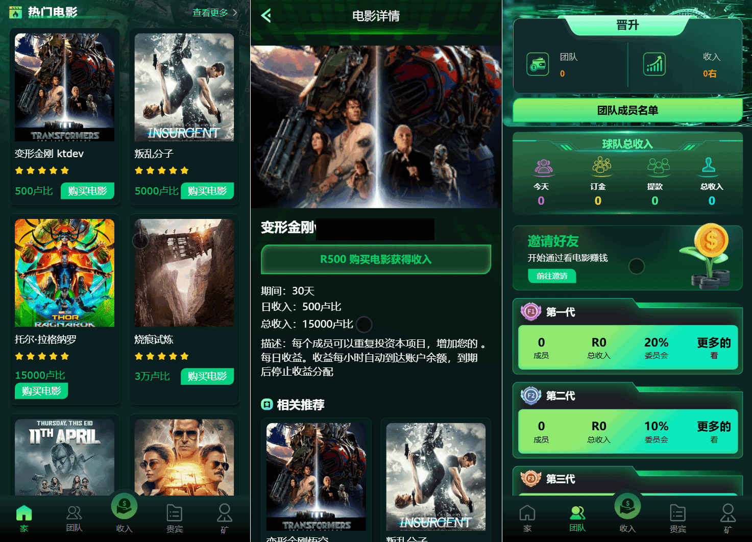 Flickiri Fun海外电影投资理财源码 影视理财类源码mc69.cn - 副业项目分享,互联网学习资源,考公考研资料,虚拟资料与创业思路天璇笔记网