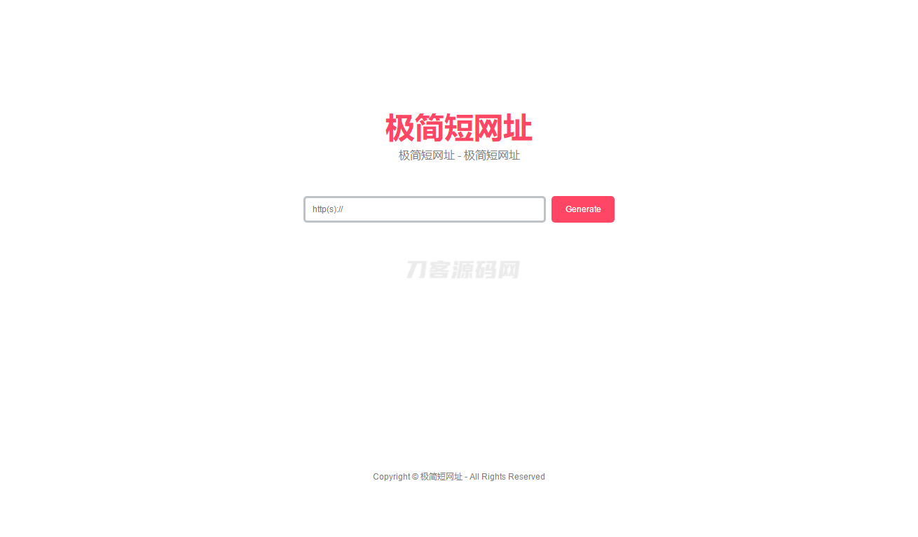 简约在线生成短网址系统源码 短链防红域名系统 带后台mc69.cn - 副业项目分享,互联网学习资源,考公考研资料,虚拟资料与创业思路天璇笔记网
