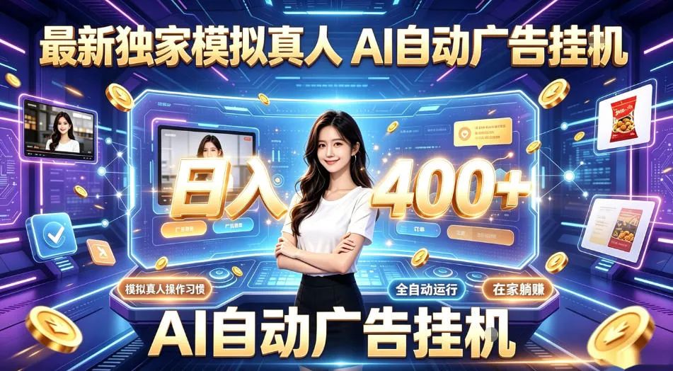 最新独家模拟真人，AI自动挂号挂G，日入400+，全程全自动运行，无需人工【揭秘】mc69.cn - 副业项目分享,互联网学习资源,考公考研资料,虚拟资料与创业思路天璇笔记网