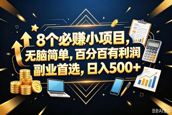 （18530期）9个必赚钱的小项目，百分百赚米，无脑简单，副业首选，日入399+mc69.cn - 副业项目分享,互联网学习资源,考公考研资料,虚拟资料与创业思路天璇笔记网