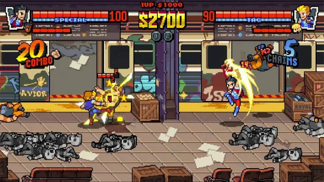 【美版】双截龙外传：龙之崛起 Double Dragon Gaiden : Rise of the Dragons 中文
