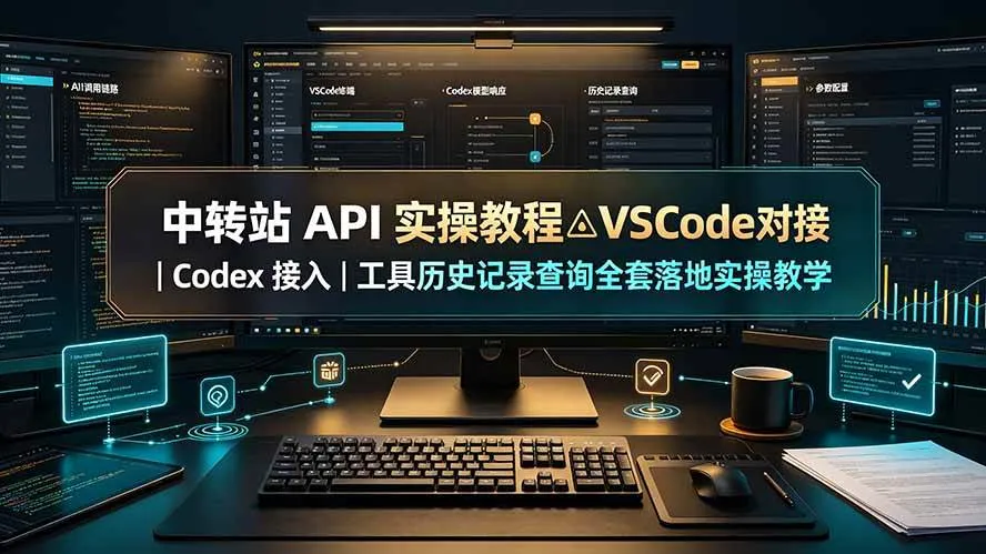 (19520期)中转站 API 实操教程△VSCode 对接|Codex 接入|工具历史记录查询全套落地实操教学 (19520期)中转站 API 实操教程△VSCode 对接|Codex 接入|工具历史记录查询全套落地实操教学