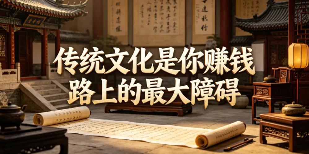 付费文章：传统文化是你賺钱路上的最大障碍mc69.cn - 副业项目分享,互联网学习资源,考公考研资料,虚拟资料与创业思路天璇笔记网
