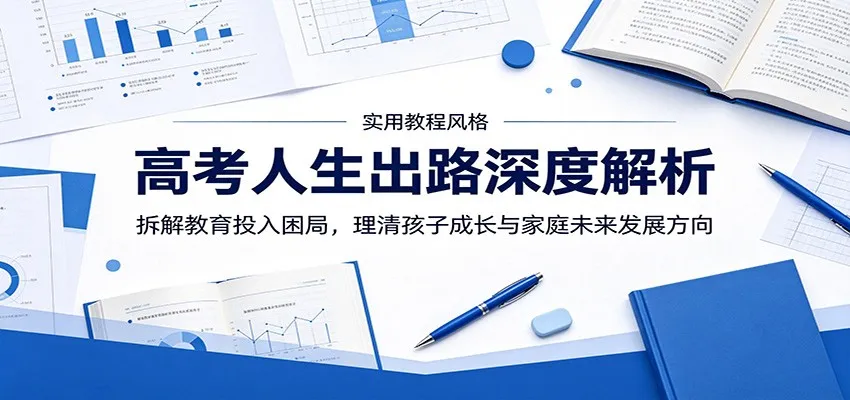 高考人生出路深度解析：拆解教育投入困局，理清孩子成长与家庭未来发展方向mc69.cn - 副业项目分享,互联网学习资源,考公考研资料,虚拟资料与创业思路天璇笔记网