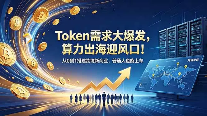 （18889期）Token需求大爆发，算力出海迎风口！从0到1搭建跨境新商业，普通人也能上车mc69.cn - 副业项目分享,互联网学习资源,考公考研资料,虚拟资料与创业思路天璇笔记网