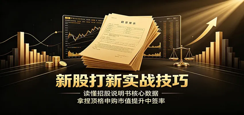 新股打新实战技巧:读懂招股说明书核心数据,拿捏顶格申购市值提升中签率 新股打新实战技巧:读懂招股说明书核心数据,拿捏顶格申购市值提升中签率