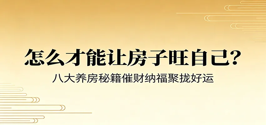 付费文章《怎么才能让房子旺自己？》八大养房秘籍催财纳福聚拢好运mc69.cn - 副业项目分享,互联网学习资源,考公考研资料,虚拟资料与创业思路天璇笔记网