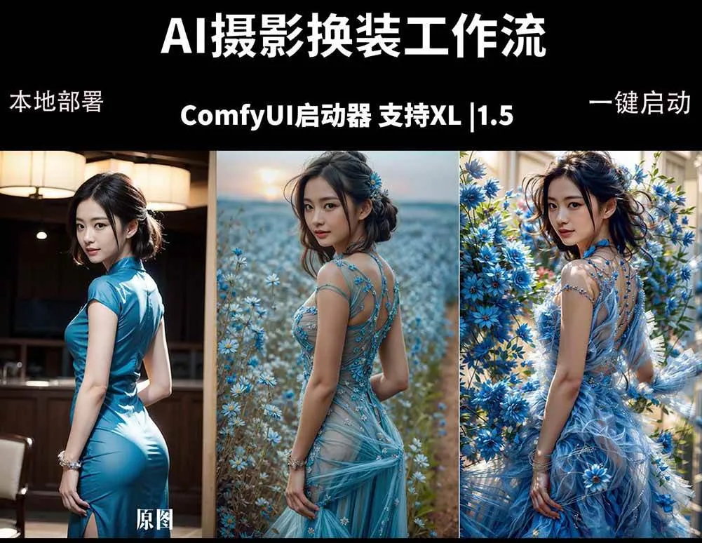 （18268期）ComfyUI人像写真摄影工作流：本地一键部署，换装换场景换脸全搞定，影楼效率翻倍mc69.cn - 副业项目分享,互联网学习资源,考公考研资料,虚拟资料与创业思路天璇笔记网