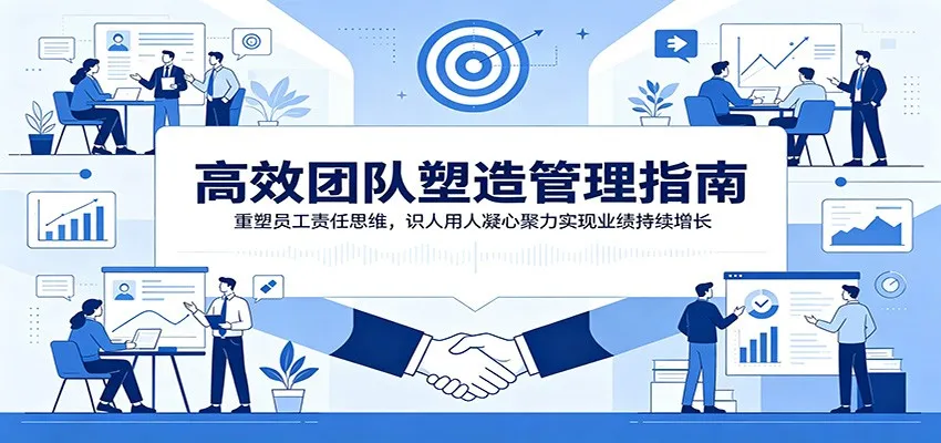 高效团队塑造管理指南:重塑员工责任思维,识人用人凝心聚力实现业绩持续增长 高效团队塑造管理指南:重塑员工责任思维,识人用人凝心聚力实现业绩持续增长