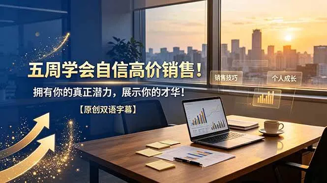 （19071期）五周学会自信高价销售！拥有你的真正潜力，展示你的才华！【原创双语字幕】mc69.cn - 副业项目分享,互联网学习资源,考公考研资料,虚拟资料与创业思路天璇笔记网