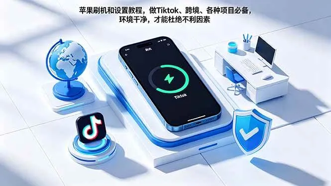 （18558期）苹果刷机和设置教程，做Tiktok、跨境、各种项目必备，环境干净，才能杜绝不利因素mc69.cn - 副业项目分享,互联网学习资源,考公考研资料,虚拟资料与创业思路天璇笔记网