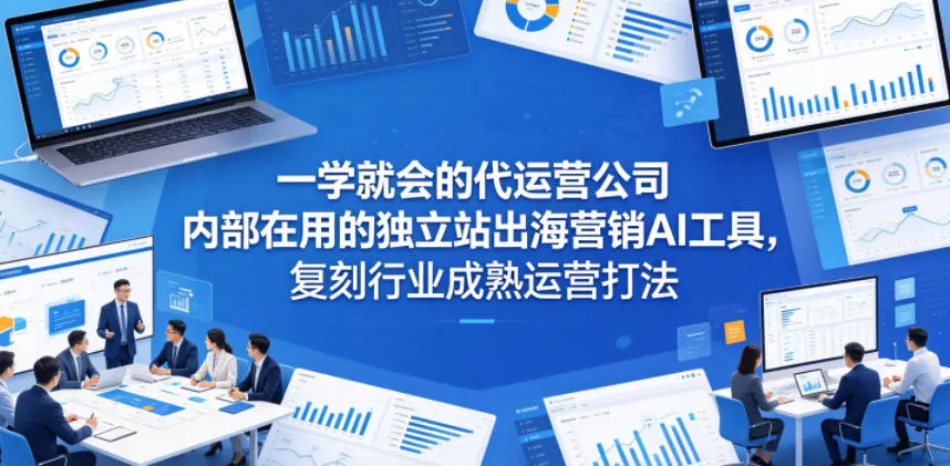 一学就会的代运营公司内部在用的独立站出海营销AI工具，复刻行业成熟运营打法mc69.cn - 副业项目分享,互联网学习资源,考公考研资料,虚拟资料与创业思路天璇笔记网