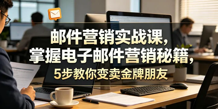 邮件营销实战课，掌握电子邮件营销秘籍，5步教你变卖金牌朋友【原创双语字幕】mc69.cn - 副业项目分享,互联网学习资源,考公考研资料,虚拟资料与创业思路天璇笔记网