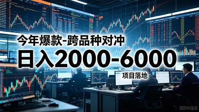 （18918期）今年爆款-跨品种对冲日入2000-6000，项目落地！mc69.cn - 副业项目分享,互联网学习资源,考公考研资料,虚拟资料与创业思路天璇笔记网