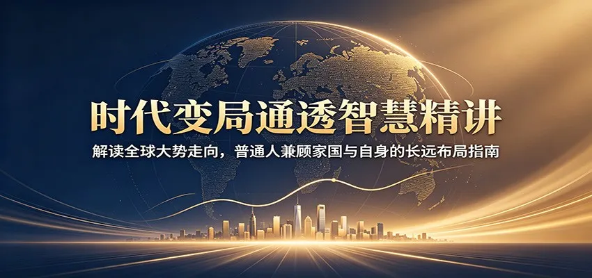 时代变局通透智慧精讲：解读全球大势走向，普通人兼顾家国与自身的长远布局指南mc69.cn - 副业项目分享,互联网学习资源,考公考研资料,虚拟资料与创业思路天璇笔记网