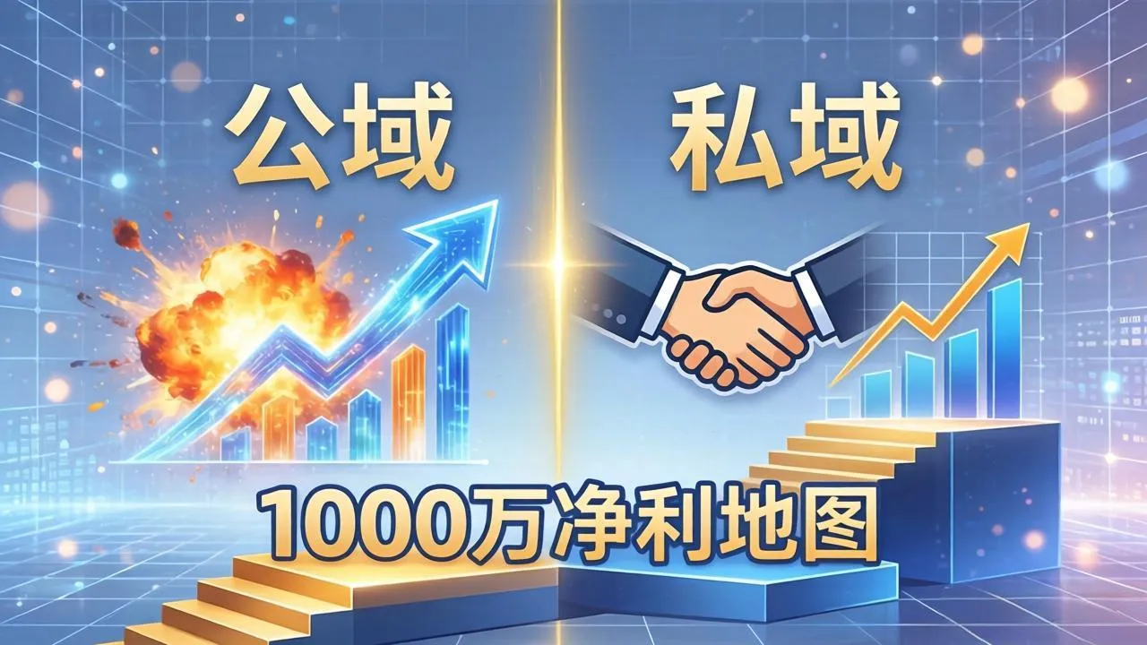 公域玩命出爆款，私域悄悄做成交：这套AI内训课，2026给你打通1000万净利的地图mc69.cn - 副业项目分享,互联网学习资源,考公考研资料,虚拟资料与创业思路天璇笔记网