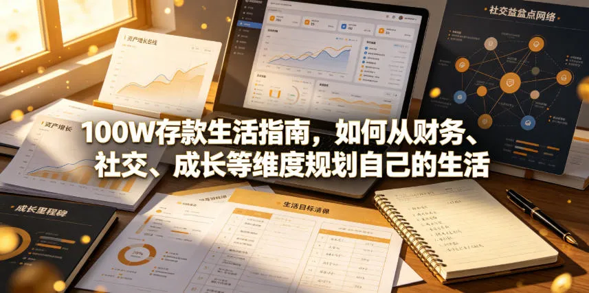 付费文章：100W存款生活指南，如何从财务、社交、成长等维度规划自己的生活mc69.cn - 副业项目分享,互联网学习资源,考公考研资料,虚拟资料与创业思路天璇笔记网