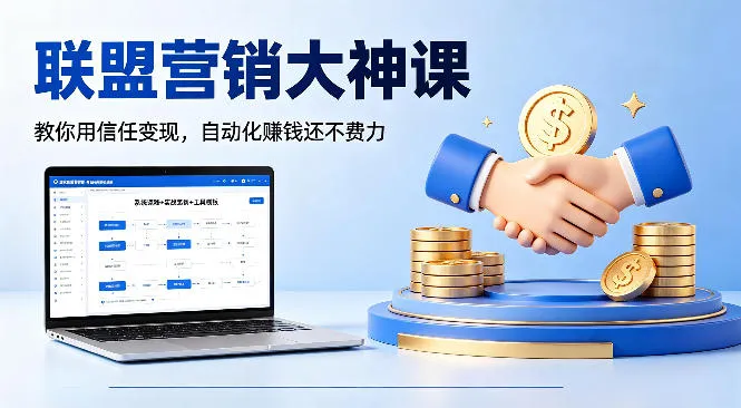 联盟营销大神课，教你用信任变现，自动化賺钱还不费力【原创双语字幕】mc69.cn - 副业项目分享,互联网学习资源,考公考研资料,虚拟资料与创业思路天璇笔记网