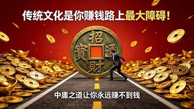 （18872期）付费文章：传统文化是你赚钱路上最大障碍！中庸之道让你永远赚不到钱mc69.cn - 副业项目分享,互联网学习资源,考公考研资料,虚拟资料与创业思路天璇笔记网