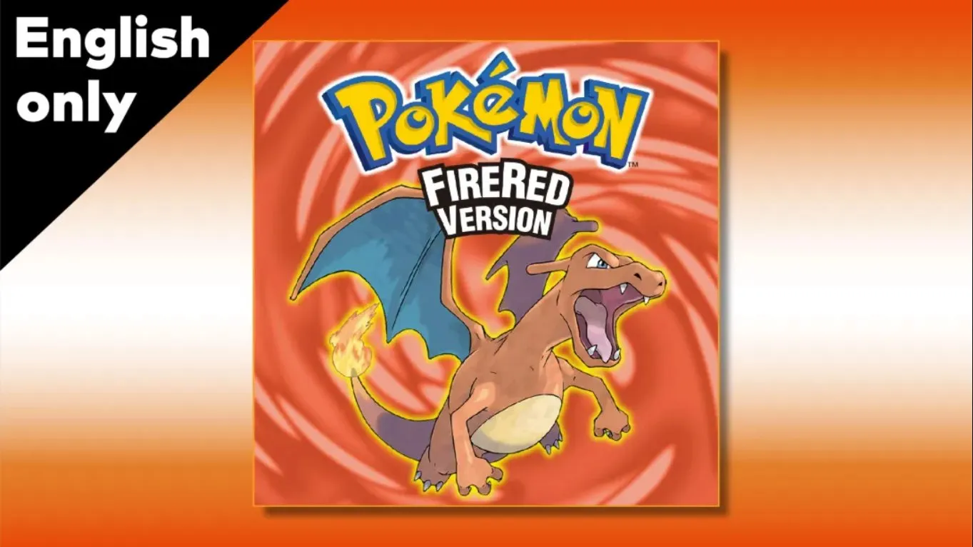 【美版】宝可梦火红 .Pokemon FireRed 中文汉化