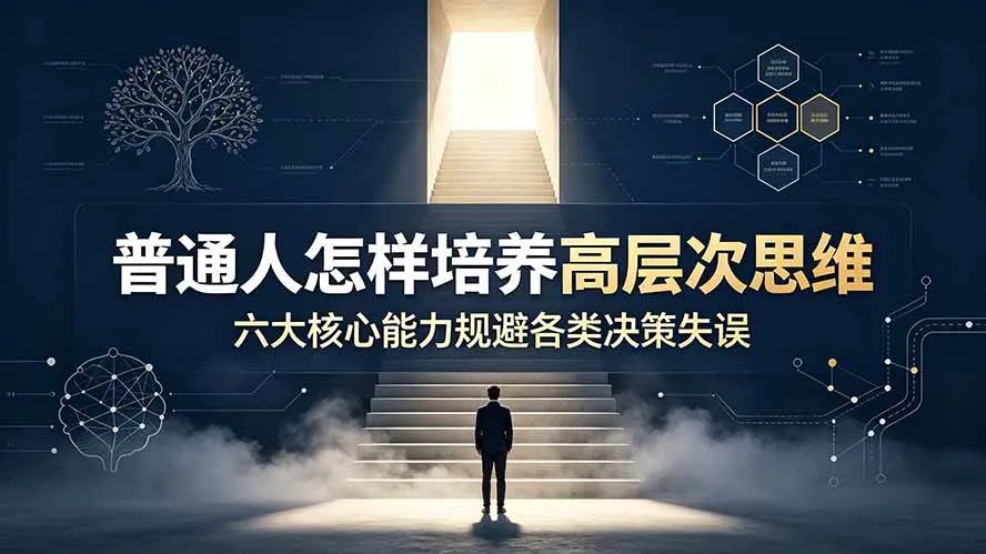 （19479期）付费文章：普通人怎样培养高层次思维，六大核心能力规避各类决策失误mc69.cn - 副业项目分享,互联网学习资源,考公考研资料,虚拟资料与创业思路天璇笔记网