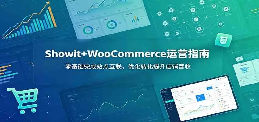 Showit+WooCommerce运营指南：零基础完成站点互联，优化转化提升店铺营收mc69.cn - 副业项目分享,互联网学习资源,考公考研资料,虚拟资料与创业思路天璇笔记网