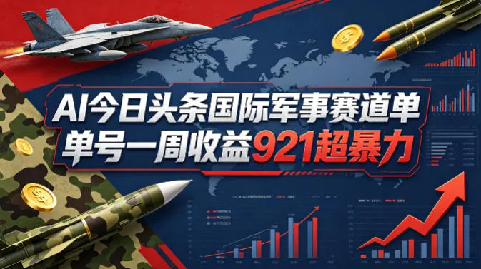 AI今日头条国际军事赛道，单号一周收益921，超暴力mc69.cn - 副业项目分享,互联网学习资源,考公考研资料,虚拟资料与创业思路天璇笔记网