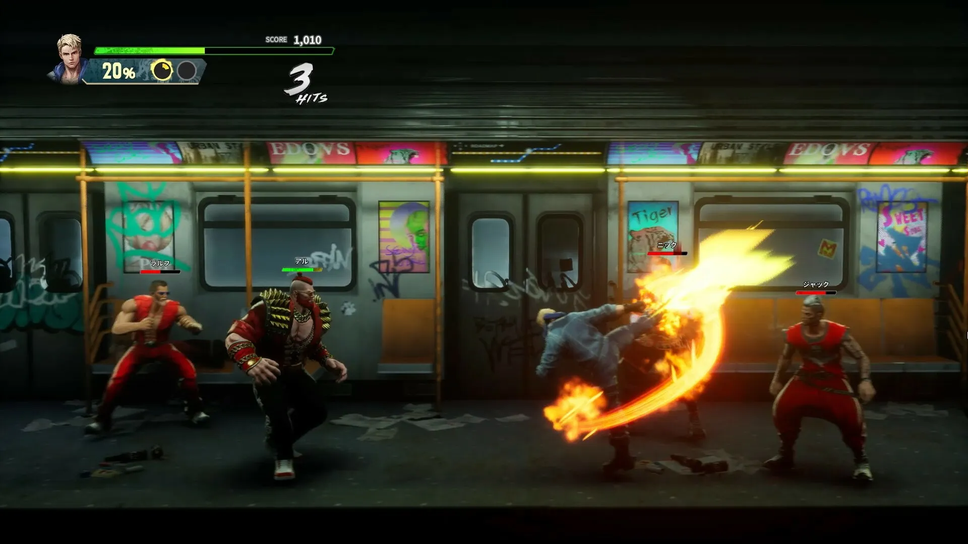 《双截龙 再临 Double Dragon Revive》Switch美版中文NSZ下载 – 含N1.30补丁