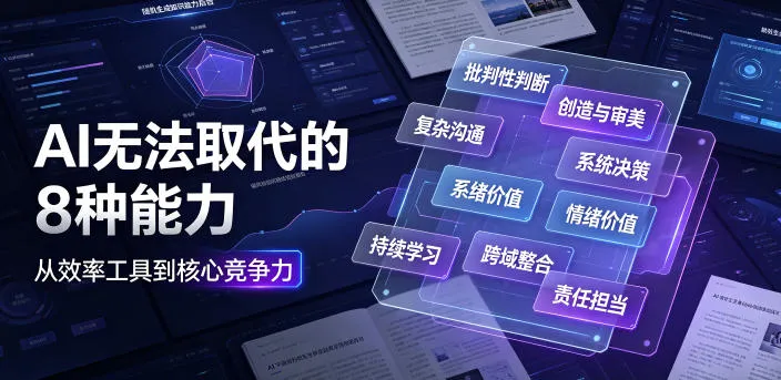 付费文章:AI无法取代的8种能力 付费文章:AI无法取代的8种能力