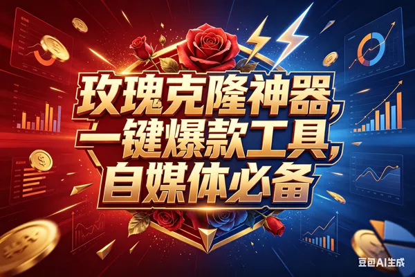 （18361期）玫瑰克隆神器，一键爆款ai工具，自媒体必备，60多个功能的详细教程mc69.cn - 副业项目分享,互联网学习资源,考公考研资料,虚拟资料与创业思路天璇笔记网