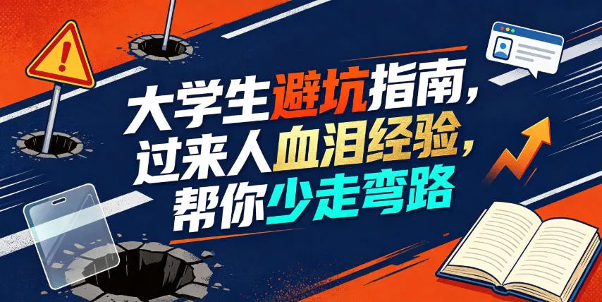 某公众号付费文章:大学生避坑指南,过来人血泪经验,帮你少走弯路 某公众号付费文章:大学生避坑指南,过来人血泪经验,帮你少走弯路