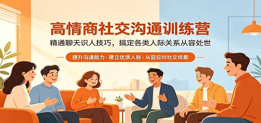 高情商社交沟通训练营：精通聊天识人技巧，搞定各类人际关系从容处世mc69.cn - 副业项目分享,互联网学习资源,考公考研资料,虚拟资料与创业思路天璇笔记网