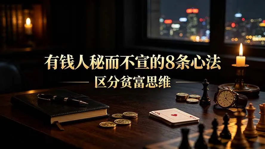 （19413期）付费文章：有钱人秘而不宣的8条心法｜区分贫富思维mc69.cn - 副业项目分享,互联网学习资源,考公考研资料,虚拟资料与创业思路天璇笔记网