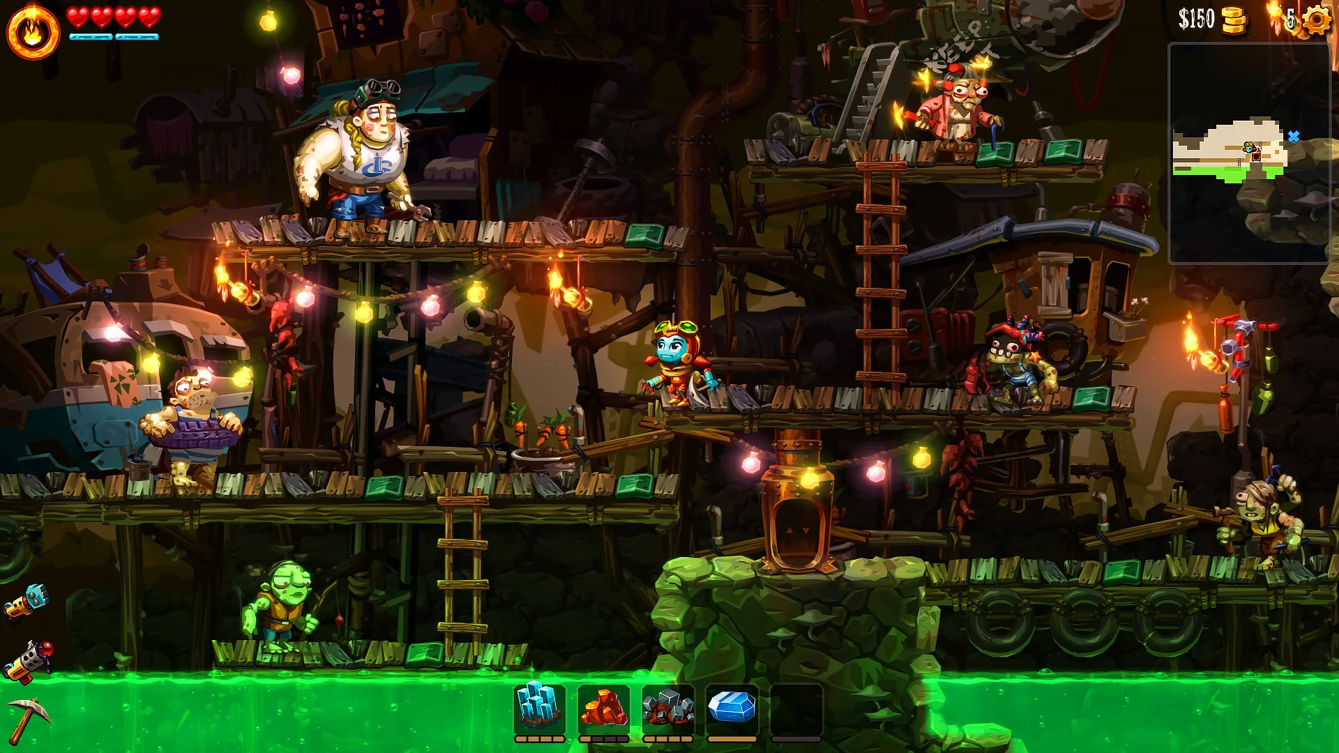 《蒸汽世界 挖掘2 SteamWorld Dig2》Switch中文版NSP下载 – 含4.1.1补丁mc69.cn - 副业项目分享,互联网学习资源,考公考研资料,虚拟资料与创业思路天璇笔记网