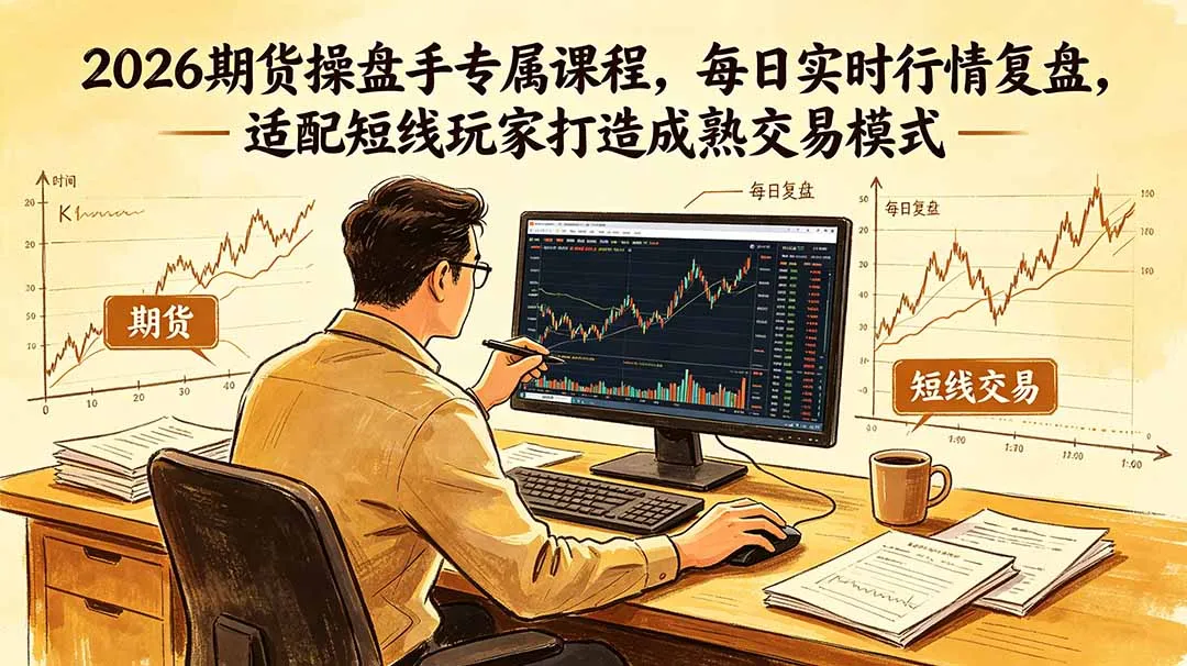 2026期货操盘手专属课程-更新6月，每日实时行情复盘，适配短线玩家打造成熟交易模式mc69.cn - 副业项目分享,互联网学习资源,考公考研资料,虚拟资料与创业思路天璇笔记网