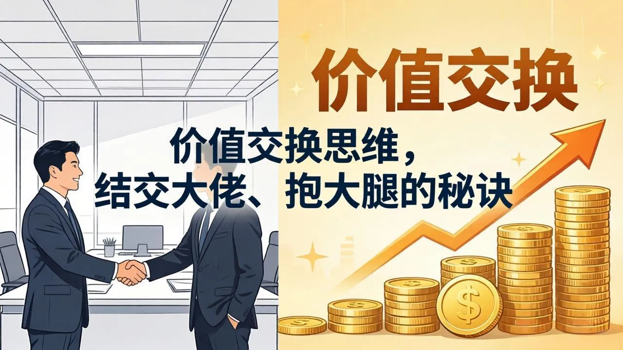 某付费文章：价值交换思维，结交大佬、抱大腿的秘诀mc69.cn - 副业项目分享,互联网学习资源,考公考研资料,虚拟资料与创业思路天璇笔记网